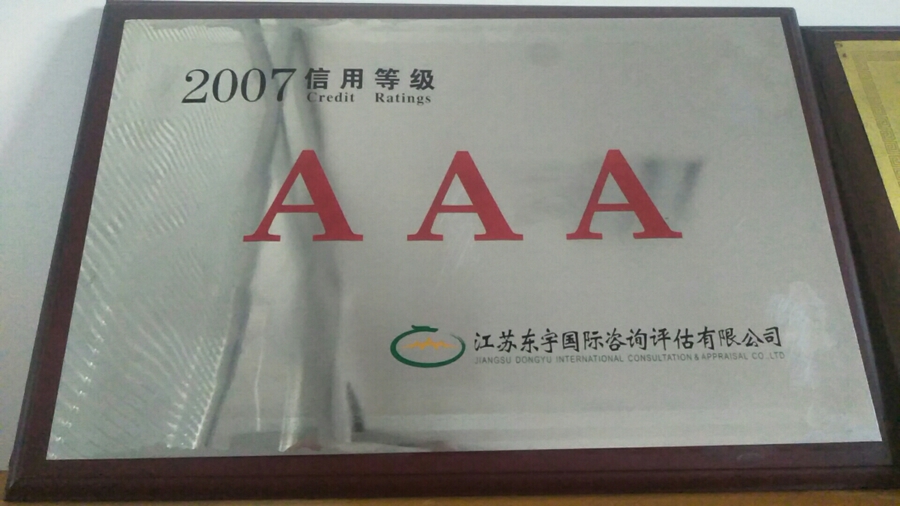 2007 credit rating AAA