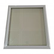 PVC Frame Mini Fridge Glass Door